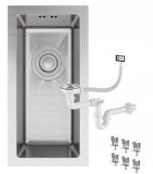 Granitan Acél Mosogató Pult Alatti Keskeny Kis Króm BARI22 (BARI22)