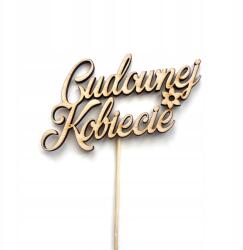 Klepkomania felirat tortadísz "csodálatos Nőnek (BSTP611)