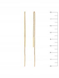 Colibra Extra Hosszú Áttetsző Colibra Fülbevaló (p14808)