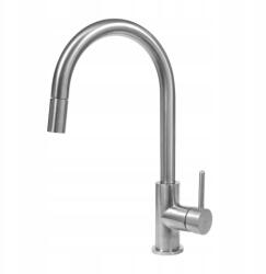 Omnires Y konyhai csaptelep kihúzható kifolyócsővel, szálcsiszolt acél (Y1255IN)