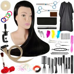 Calissimo Alicja 70 cm-es fodrászati gyakorlófej hajformázó készlettel, P típus