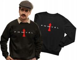 Aradena Pulóver sakkrajongóknak Gondolkozz sakkban! Ajándék apának, sakkrajongóknak ünnepekre 3XL (406 3XL Pomyśl Szachy)