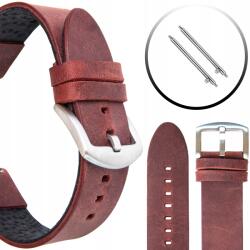 Polax Bőr óraszíj 20mm, Univerzális, M-es méret (CHrArCz)