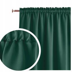 Tarino Nappali Kész Függöny Félsötétítő 140X250 Könnyű Szalagos Zöld (panama PRZEŚWITUJĄCE BUTELKOWA ZIELEŃ)