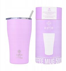 Estia Home Art Thermo bögre légmentesen záródó teás termosz szívószállal 500 ml (01-23195)