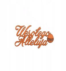 Klepkomania narancssárga "vidám Húsvéti Ünnepeket" felirat (BST128 POMARAŃCZOWY)