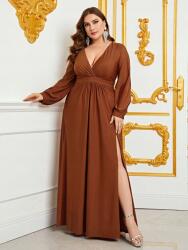 Shein Estélyi Maxi Szatén Ruha Kivágott Ujjakkal XXL