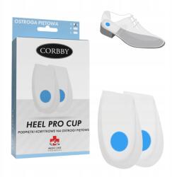 Corbby Szilikon sarokemelő sarkantyúhoz, vályús kialakítású Heel Pro Cup, 39-42-es méret (1732C)