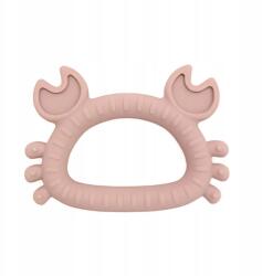 Muminky Csecsemő rágóka Szilikon Logopédiai Fogszabályzó Rák Rózsaszín (Dino)