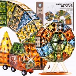 DK Oktató építőkockák mágneses kerekek kreatív Készlet 153 El (9905)