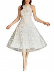 Shein Elegáns Ruha Apró Virágos Hímzéssel