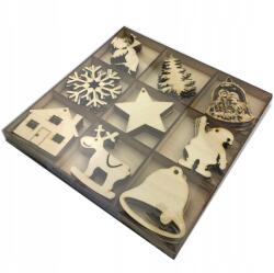 Kreatywne Myślenie Ünnepi Szett 45db 7, 5cm-es Rénszarvas Család Karácsonyi Dísz (30399)