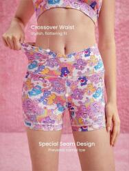 Shein LC24303 Glowmode Leggings Kerékpáros Rövidnadrág Nyomott Mintával (4) M