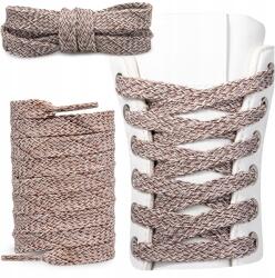 Sulpo Pamut cipőfűző 75 cm barna melírozott (SN_4524)