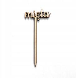 Klepkomania Menta felirat cserépbe szúrható pálcikán, cserepes fűszernövényekhez (XSB178)