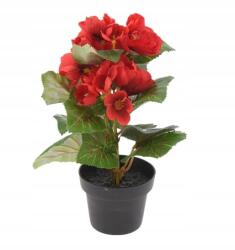 Koopman Művirág cserépben 22x11x11 cm műanyag természetes megjelenés (8720573983198)