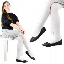 Noviti Gyerek pamut harisnyanadrág sima fehér Noviti roz. 128/134 (rajstopy dziewczęce bawełniane białe)