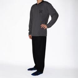 Margo Férfi Pizsama Pamut Hosszú Ujjú Méret X X L