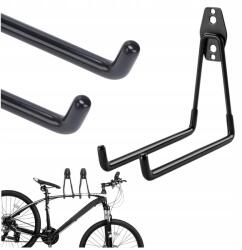 Gearox Garázs Kampó Fali Tartó Kerékpár Létra Szerszám Akasztó Fekete (Gearox HAK ŚCIENNY NA ROWER UNIWERSALNY)