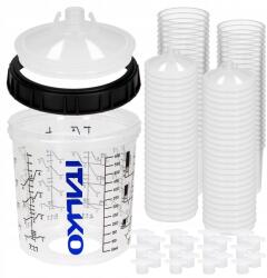 ITALKO Pps keverőpoharak lakkhoz 650ml 190μm 50 db-os Szett (96510)