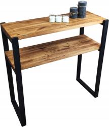 Chata Loft konzol dupla ipari fésülködőasztal 120cm