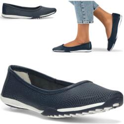 Filippo Női bőr balerinacipő 36 Filippo Lyukacsos, sportos félcipő tavaszra (Filippo DP3681/25 NV)