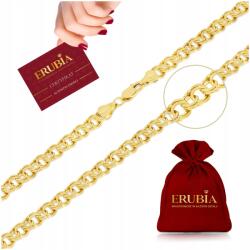  Arany Nyaklánc Vastag Széles Garibladi 50cm Ezüst 925, Aranyozott (DŁUGI GRUBY ŁAŃCUSZEK DAMSKI GARIBALDKA 585)