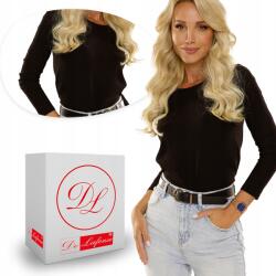 De Lafense stílusos hosszú ujjú női blúz Freya 723 fekete L (32926807230309900)