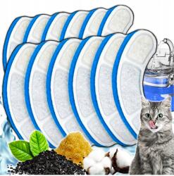 RBHome Szén Szűrő Kutya És Macska Itatókhoz, Szökőkutakhoz, Vízadagolókhoz 12 Db (FILTR WĘGLOWY DO POIDEŁKA DLA KOTA PSA)