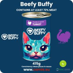 Beefy buffy Pulykadarabok szószban macskáknak 415g
