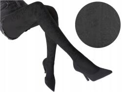 Marilyn Női Harisnya Fekete, Fekete Rózsákkal Marilyn 5-XL (CZARNE RAJSTOPY DAMSKIE W CZARNE RÓŻE)