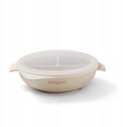 Babyono __nw Babyono Szilikon Háromrészes Tányér Tapadókoronggal És Fedéllel (1661/03)