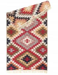 Multi-Decor Szőnyeg Boho Kilim Szőtt 80x150 Azték többszínű Kétoldalas minta (504819)