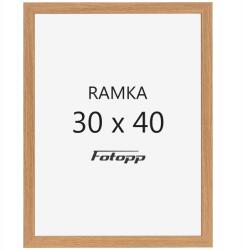 Fotopp Képkeret 30x40cm Bronz fotókeret (Ramka na zdjęcia mdf jasny brąz 30x40cm rama)