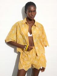 Shein Mustárszínű Hímzett Ing (M) (613530)