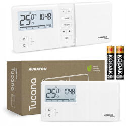 Auraton Vezetékes Vezérlő Kályha Szabályozó Szobatermosztát Auraton heti (AUR00TUC00000)