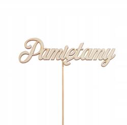 Klepkomania Pamiętamy feliratú sírdísz/topper a temetőbe (ZSTP001)