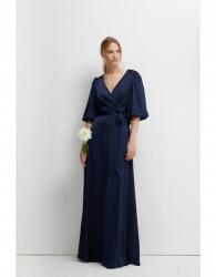 Coast Sötétkék Szatén Öves Ruha (36) (583141)