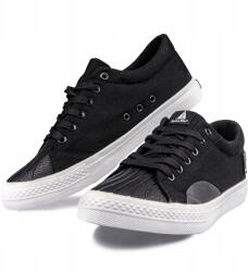 Captain Mike Klasszikus tornacipők fekete sportcipők Captain Mike 43-as méret (035303071)