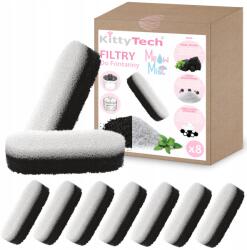 KittyTech Szűrők MeowMist KT30001NA szökőkúthoz 8db KittyTech (KT-AC-FIL-MM)