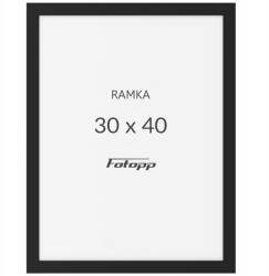 Fotopp Képkeret Fekete 30x40cm fotókeret (CZARNA Ramka na zdjęcie 30x40 foto rama)