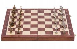Square Warszawskie Wenge Metal fa sakk készlet, fából