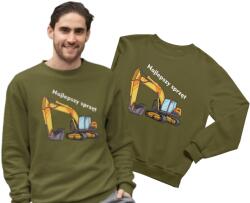 Aradena Személyre Szabott Pulóver Apának, Fiúnak, Ajándék Ünnepre, Születésnapra, Kotrógép Mintával, 3XL (406 3XL Koparka Najlepszy Sprzęt)