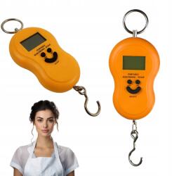  Hordozható Poggyászmérleg Akasztóval, Zsebméretű, Függesztett, 50 Kg-ig, Narancssárga (wagPRO-H50AZ)