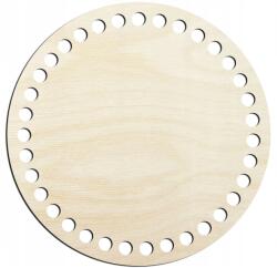 Kreatywne Myślenie Kosár alap, horgolható kerek rétegelt lemez talp, 20 cm-es kör alakú rétegelt lemez (26665)