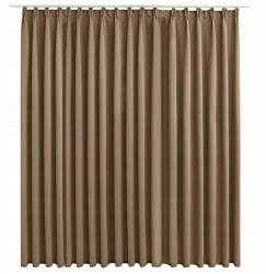 VidaXL Sötétítő függöny akasztókkal, taupe, 290x245 cm (134441)