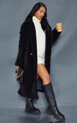 Prettylittlething KU621 Prettylittlething Kabát Plüss Szőrme Hosszú (5) XL