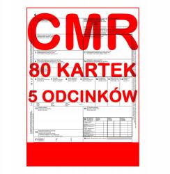 CMR Nyomtatás Cmr Fuvarlevél 80 lap 5 epizód/ 16 kpl (CMR List Przewozowy 80 kartek 5 odcinków)