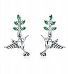 M. Jopek Ezüst Fülbevaló 925-ÖS Ezüst Madár Cirkónia Csodálatos M. Jopek