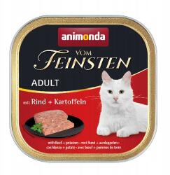 Animonda vom Feinsten Adult macskaeledel tálca 100g Marha Burgonya